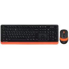 Комплект беспроводной A4Tech FG1010 Wireless Black/Orange Б/У