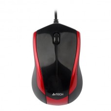 Мышь A4Tech N-400 USB Black/Red Б/У