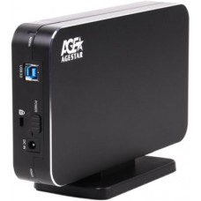 Зовнішня кишеня Agestar для HDD/SSD 3.5" USB 3.0 (3UB3A9-6G Black) Б/В