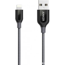 Кабель Anker PowerLine+ Lightning-USB 0.9 м V3 Space Gray (A8121HA1) Б/У