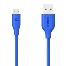 Кабель Anker PowerLine+ microUSB-USB 0.9 м Blue (A8132H31) Б/У