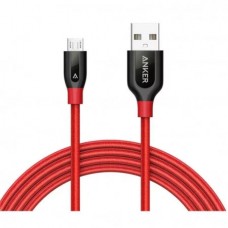 Кабель Anker PowerLine+ microUSB-USB 1.8 м Red (A8143H91) Б/У