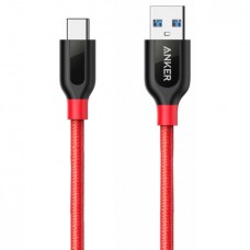 Кабель Anker PowerLine+ Type-C - USB 1.8 м Red (A8168H91) Б/У