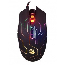 Мышь A4Tech Bloody Q80 Neon Maze XGlide USB Black Б/У