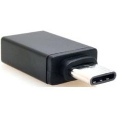 Адаптер Cablexpert USB Type-C - USB 3.0 Type-A (M) Black (A-USB3-CMAF-01) Б/У