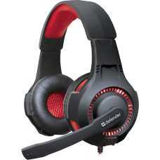 Наушники Defender Warhead G-450 USB Red-Black Б/У