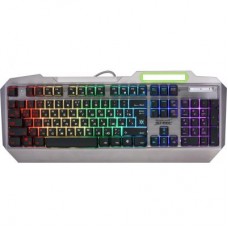 Клавиатура проводная Defender Stainless steel GK-150DL RGB USB (45150) Б/У