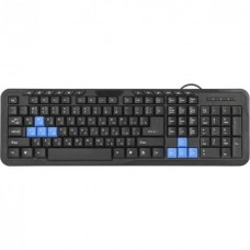 Клавиатура проводная Defender #1 HM-430 USB black Б/У