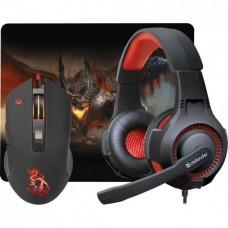 Игровой набор mouse+mouse pad+headset Defender 3 в 1 Devourer MHP-006