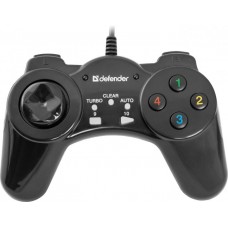Проводной геймпад Defender Vortex PC Black (64249) Б/У