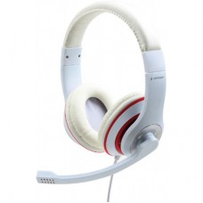Гарнитура Gembird MHS-03-WTRDBK White/Red Б/У