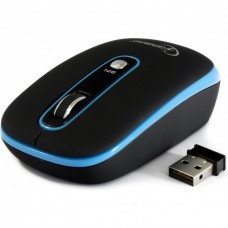 Мышь Gembird MUSW-103-B USB Black/Blue Б/У