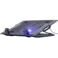 Охлаждающая подставка для ноутбука Gembird NBS-1F17T-01 Black Б/У
