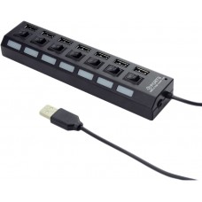 USB-хаб Gembird 7 портов USB 2.0 (UHB-U2P7-03) Б/У