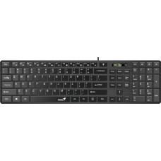 Клавиатура проводная Genius SlimStar 126 USB black Б/У