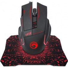 Мышь Marvo G909L USB с игровой поверхностью G1 USB Black Б/У