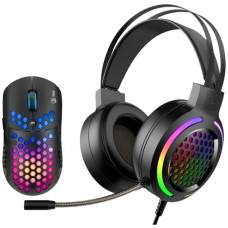 Мышь Marvo MH01BK USB + гарнитура Black Б/У