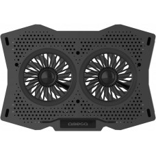 Охлаждающая подставка для ноутбука Omega Laptop Cooling Pad 2 Fans Black (OMNCP2FB) Б/У