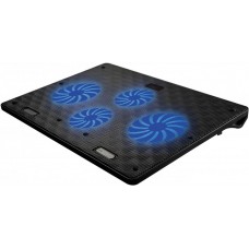 Охлаждающая подставка для ноутбука Omega Laptop Cooling Pad 4 Fans Black (OMNCP4FB) Б/У
