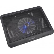 Охлаждающая подставка для ноутбука Omega Laptop cooler pad Wind 14 cm fan Black (OMNCPWB) Б/У