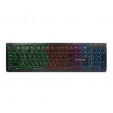 Клавиатура проводная Real-El Comfort 7070 Backlit USB black Б/У