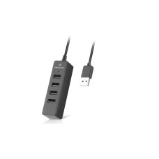USB-хаб Real-El HQ-174 USB-A 2.0 1.2m Black Б/У