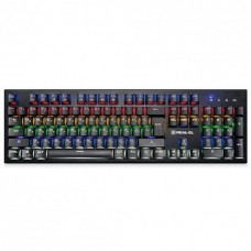 Клавиатура проводная Real-El M14 Backlit Blue Switch USB Black Б/У