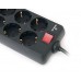 Сетевой фильтр Real-El RS-8 Protect 1.8 м Black (EL122300021) Б/У