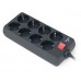 Сетевой фильтр Real-El RS-8 Protect 1.8 м Black (EL122300021) Б/У