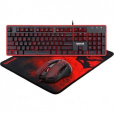 Комплект проводной Redragon S107 USB Black/Red (78225) Б/У