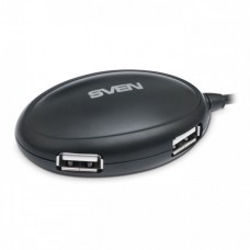 USB-хаб Sven HB-401 4 порта USB 2.0 black Б/У