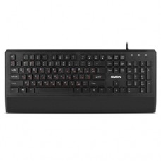 Клавиатура проводная Sven KB-E5500 USB Black Б/У