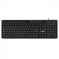 Клавиатура проводная Sven KB-S302 USB Black Б/У