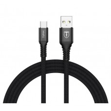 КабельT-Phox Jagger USB Type A to USB Type-C 1m Black (T-C814) Б/У КабельT-Phox Jagger USB Type A to USB Type-C 1m Black (T-C814) Б/У