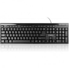 Клавиатура проводная Vinga KB320BK USB Б/У