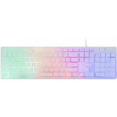 Клавиатура проводная Vinga KB410 USB White Б/У