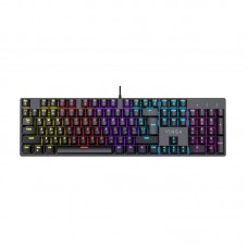 Клавиатура проводная Vinga KBGM-100 LED Blue Switches USB Black Б/У