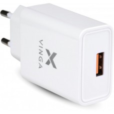 Зарядное устройство Vinga QC3.0 Quick Wall Charger 1xUSB 18W Max (VWCQAW) Б/У